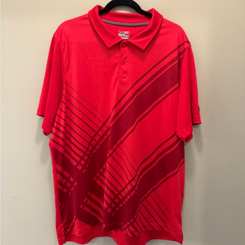 Under Armour Vibrant Red Polo Shirt